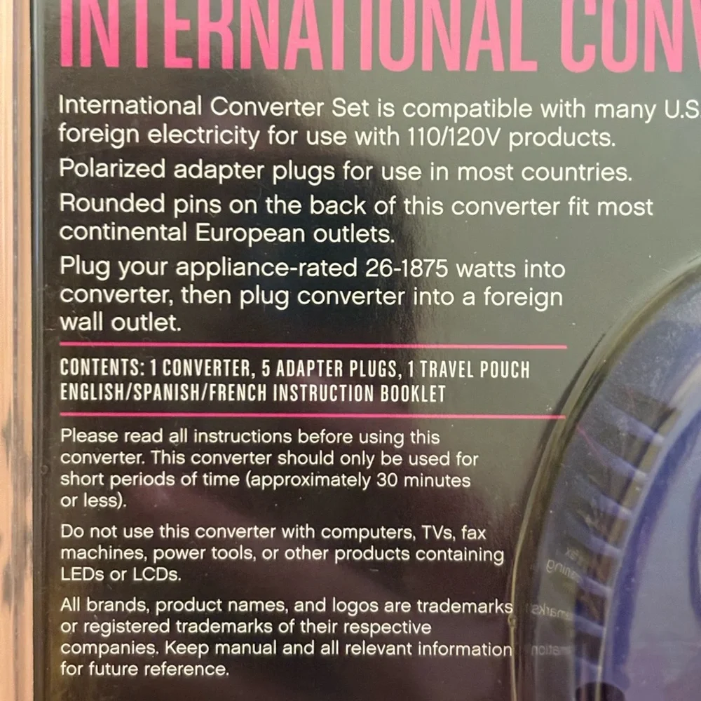 NIP…International Converter Set - White
